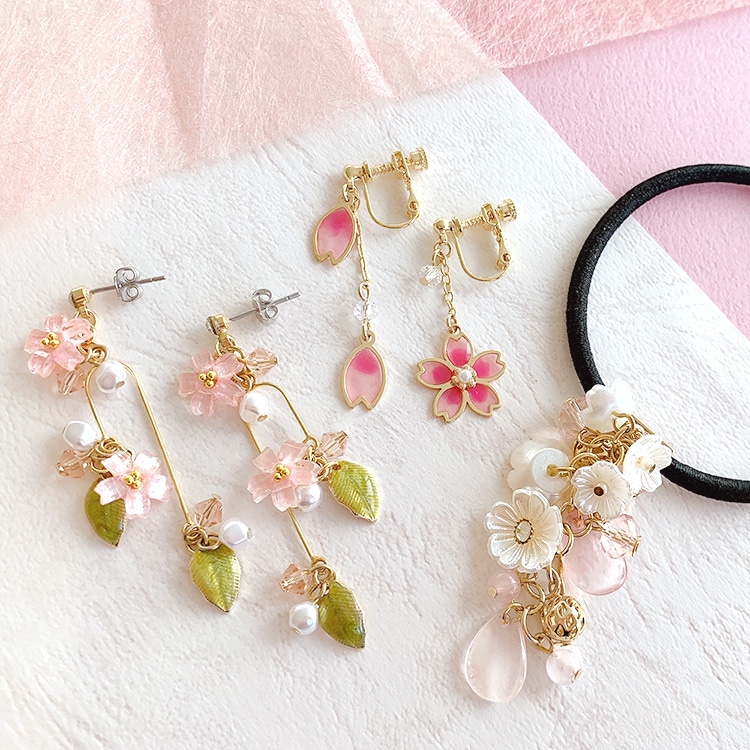 チャーム / 桜の花びら(エポ入）/ PK・G5 ｜アクセサリーチャーム