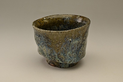 古越前越前焼偏壺釉薬花入薪窯西浦武山田和1客