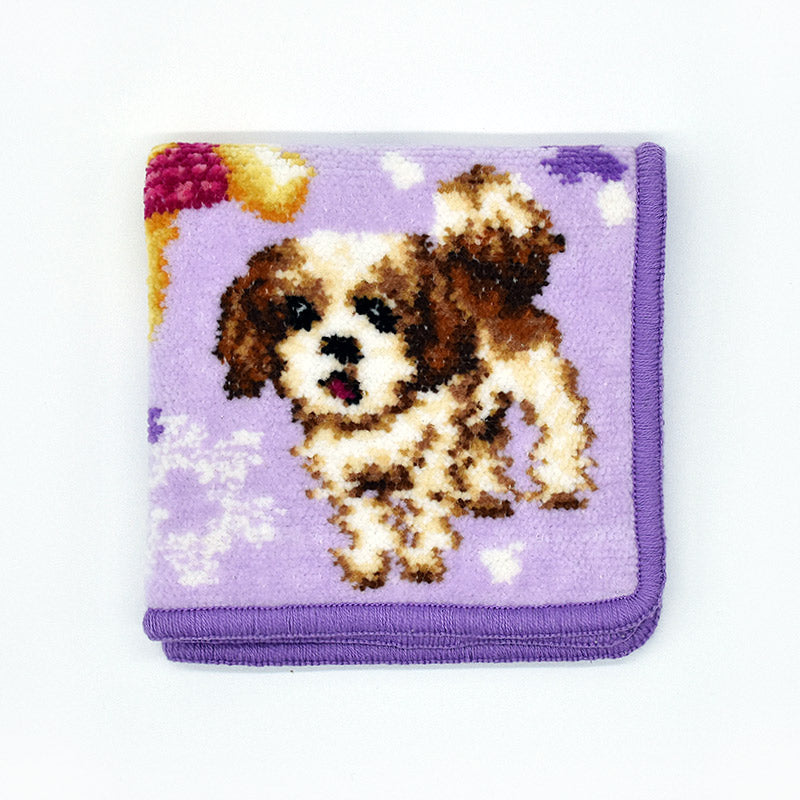 日本製 犬猫柄 シーズー23cm 綿100% ハンカチ タオルハンカチ – 公式