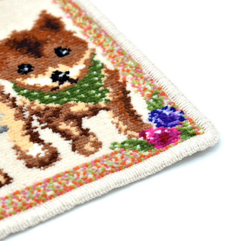 日本製 犬猫柄 柴犬 17cm 綿100% ミニハンカチ タオルハンカチ – 公式