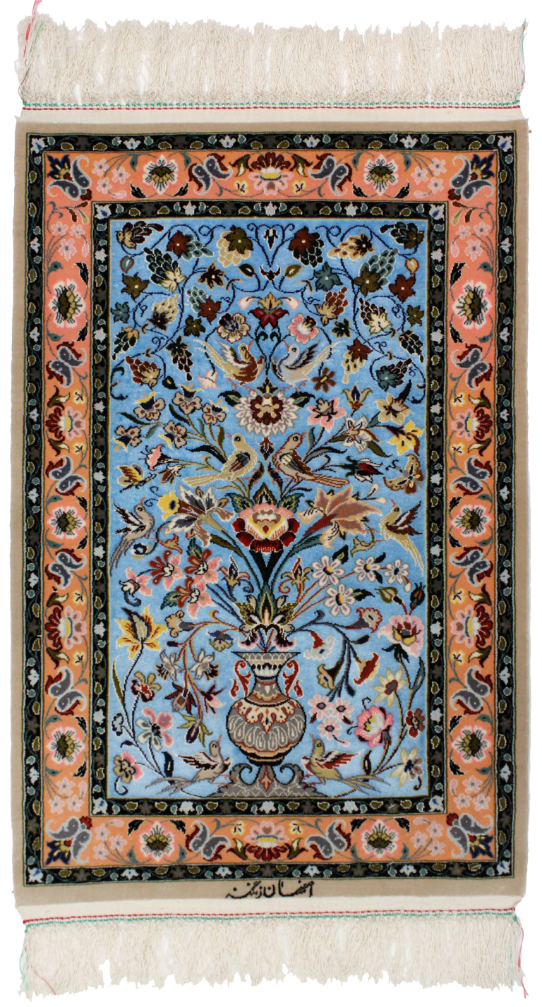 ペルシャ絨毯｜ペルシャ絨毯のイスファハンカーペット｜高級ペルシャ