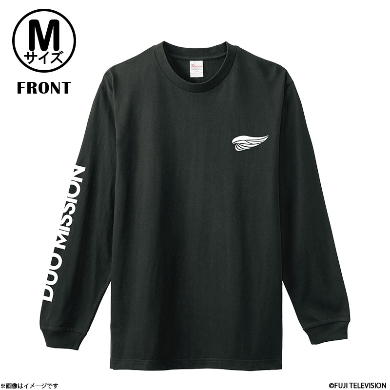 MAZZEL DUO MISSION ロング Tシャツ 黒 Mサイズ MAZZEL DUO MISSION