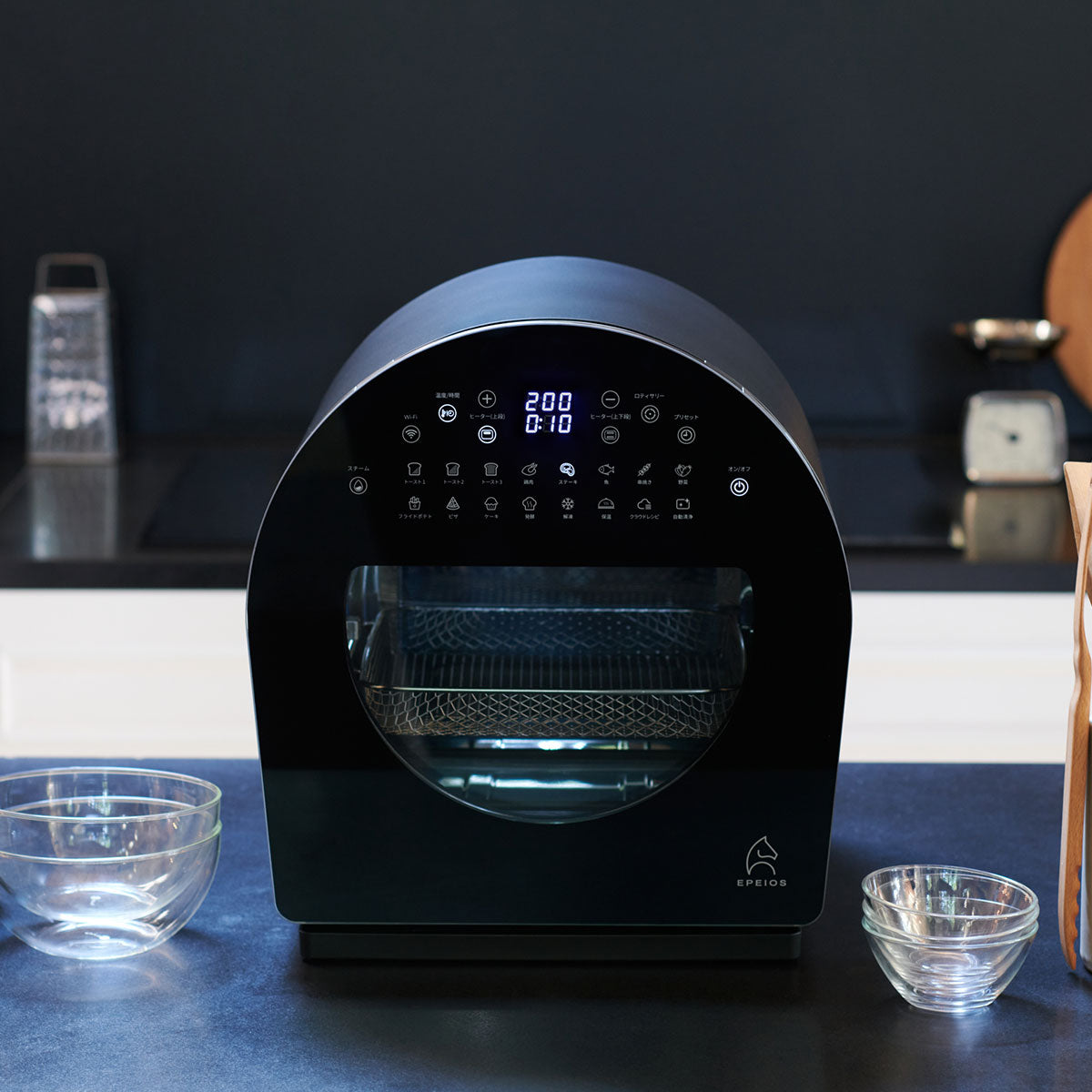 FoElem スマートノンフライオーブン Chef｜1台6役・2段同時調理で時短調理