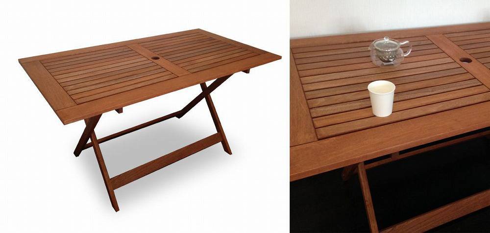 木製ガーデンテーブルのレンタル業者なら東京 大阪全国各地に対応