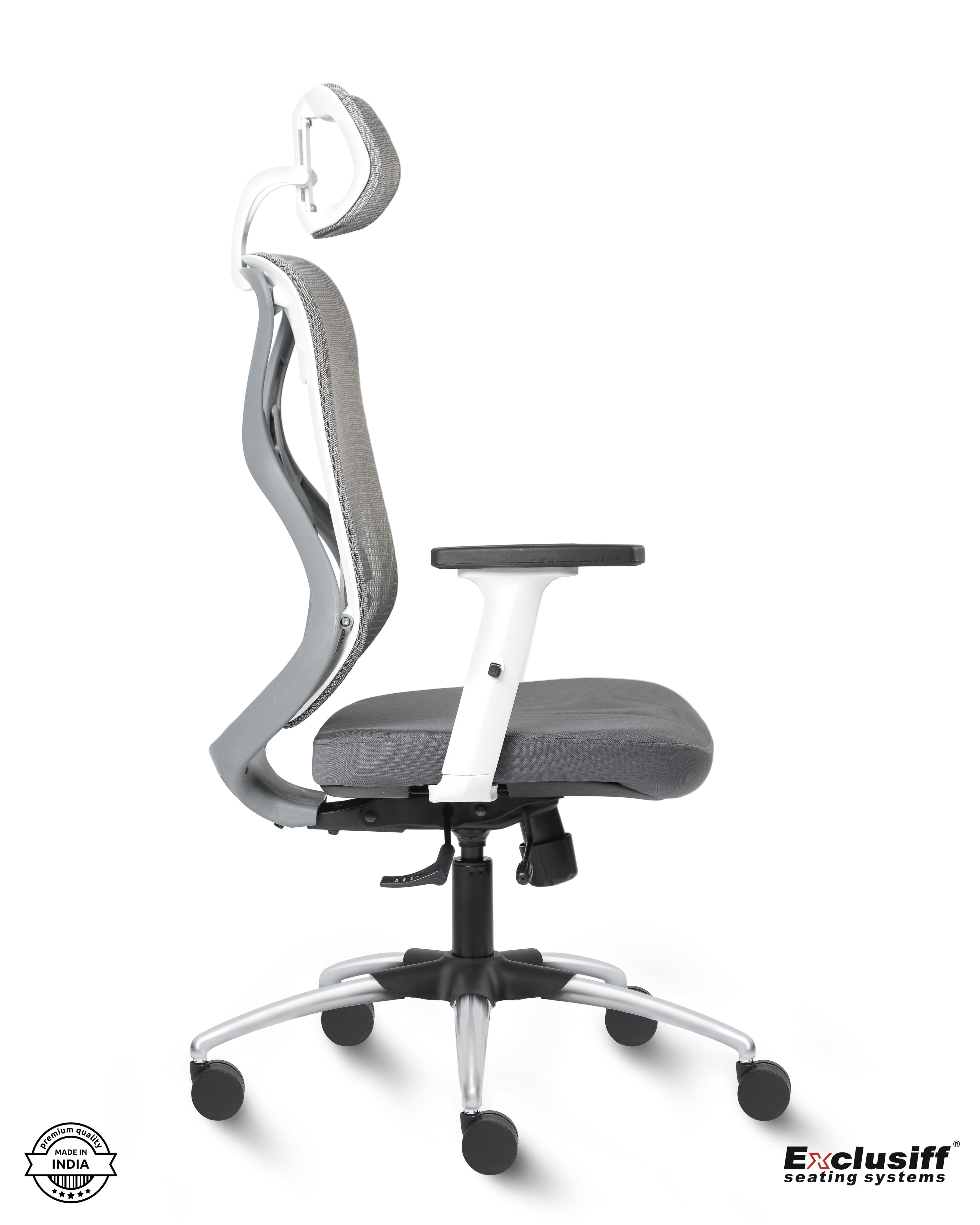 ZEN High Back ZX (Grey Chair) – Exclusiff Seating Sytems