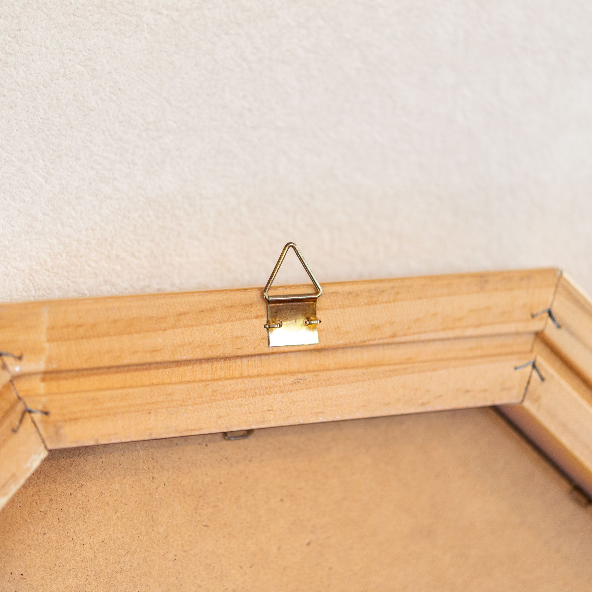 イタリア製 木製 ハンドペイントウォールミラー 壁掛け鏡 八角形