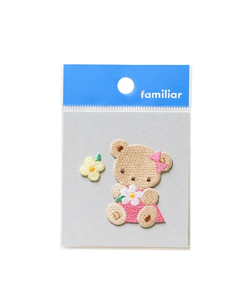 ワッペン（クマとお花）｜ファミリア公式オンラインショップ