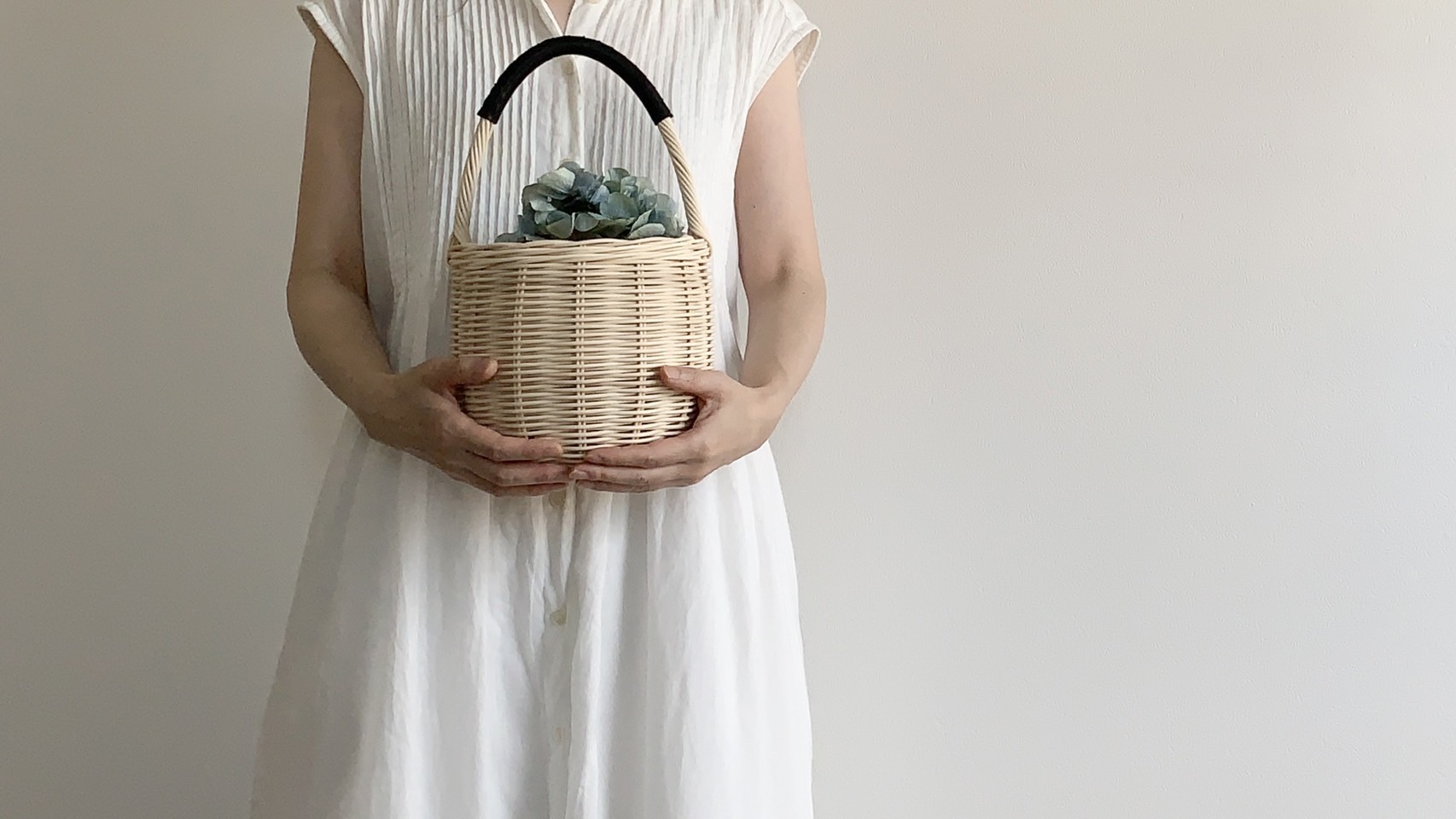 コースレッスン】籐で編む！はじめてのワンハンドルかごバッグ講座