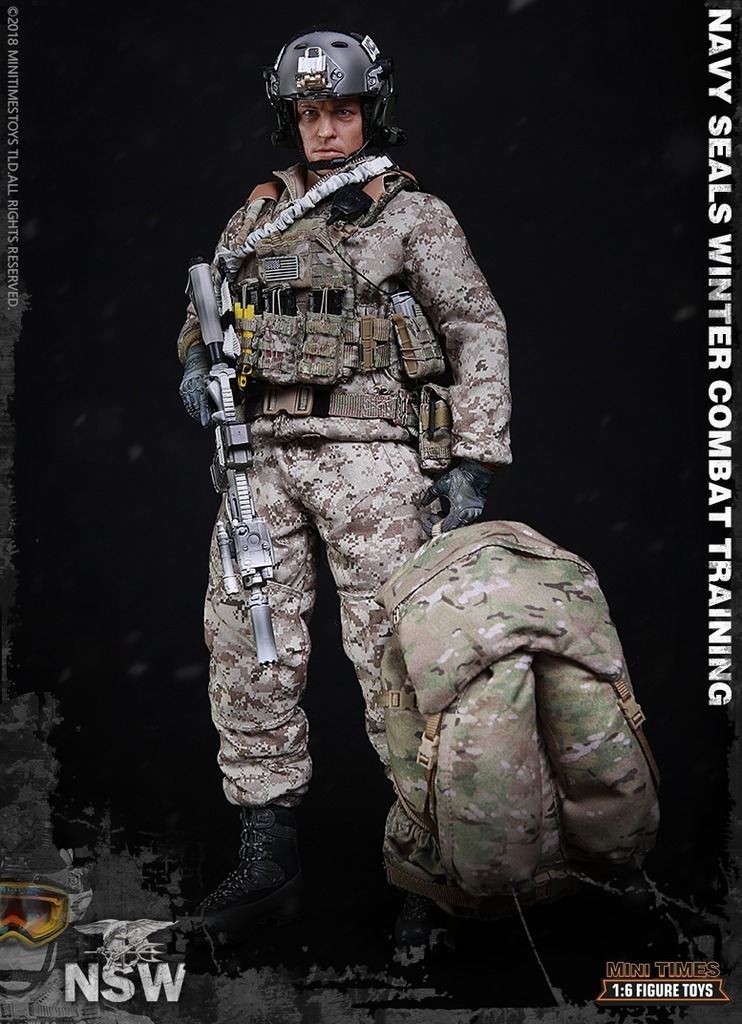 MINI TIMES TOYS US NAVY SEAL WINTER COMBAT TRAINING 1/6 SCALE