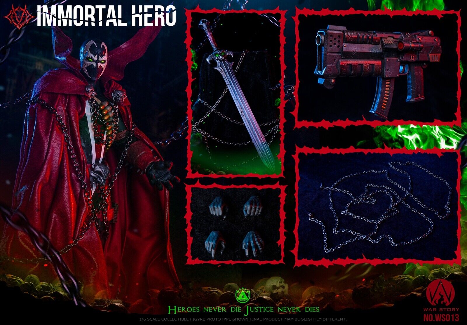 War Story 1/6 - Immortal Hero (spawn) · Fairway Hobbies