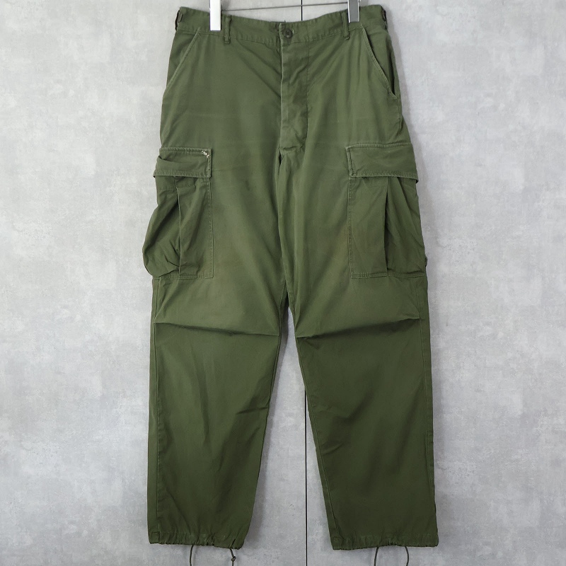 60年代 60s ミリタリー アメリカ軍 米軍 カーゴパンツ ノンリップ