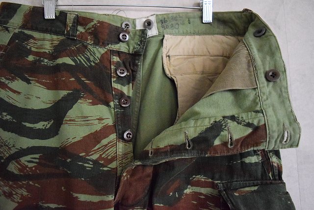 FRENCH ARMY M-47TYPE リザードカモ TROUSERS W35 フランス軍 フレンチ