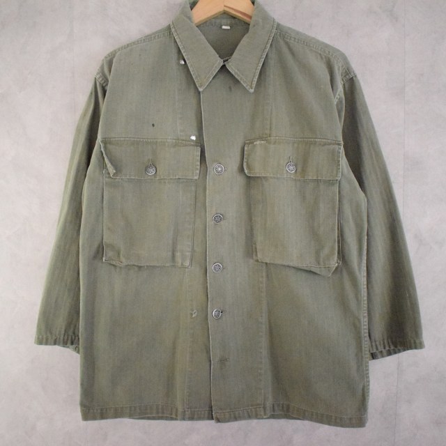 40年代 50年代 ヘリンボーンツイル アメリカ軍 米軍 ｜ヴィテージ古着