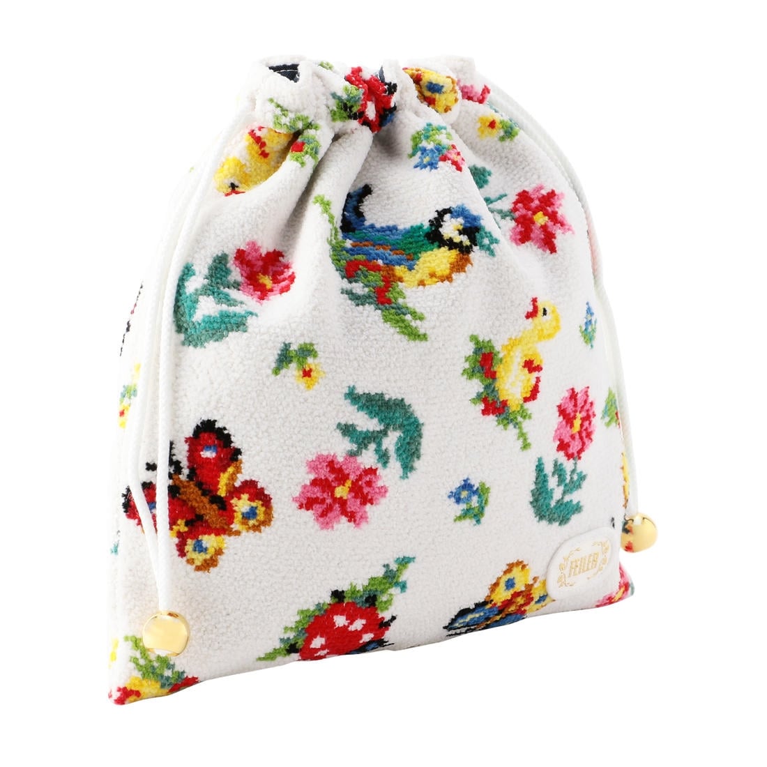 ハイジ 巾着 HE-166021（銀座・WEB限定）(ホワイト): FEILER