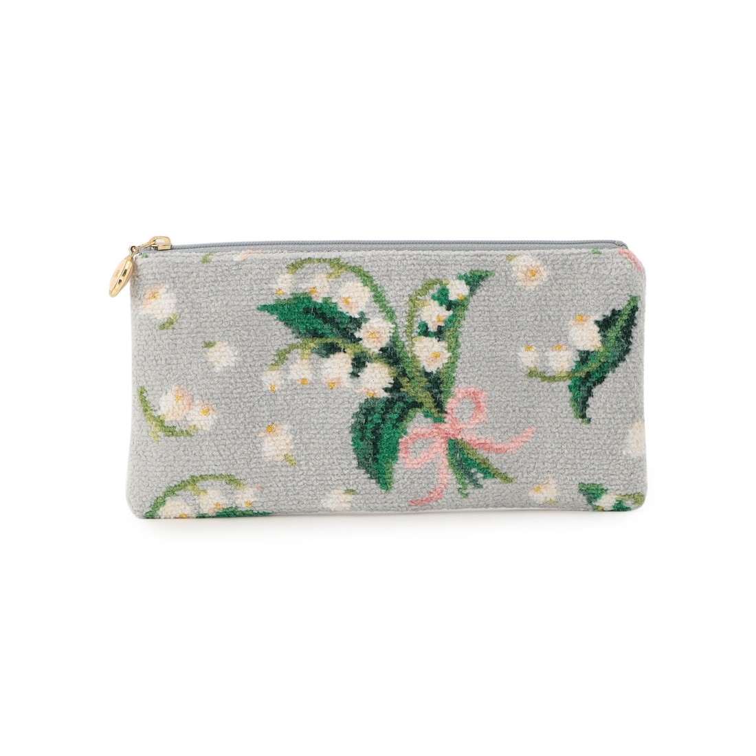 ピュールミュゲ フラットポーチ PMG-256028（WEB限定）(シルバーグレー