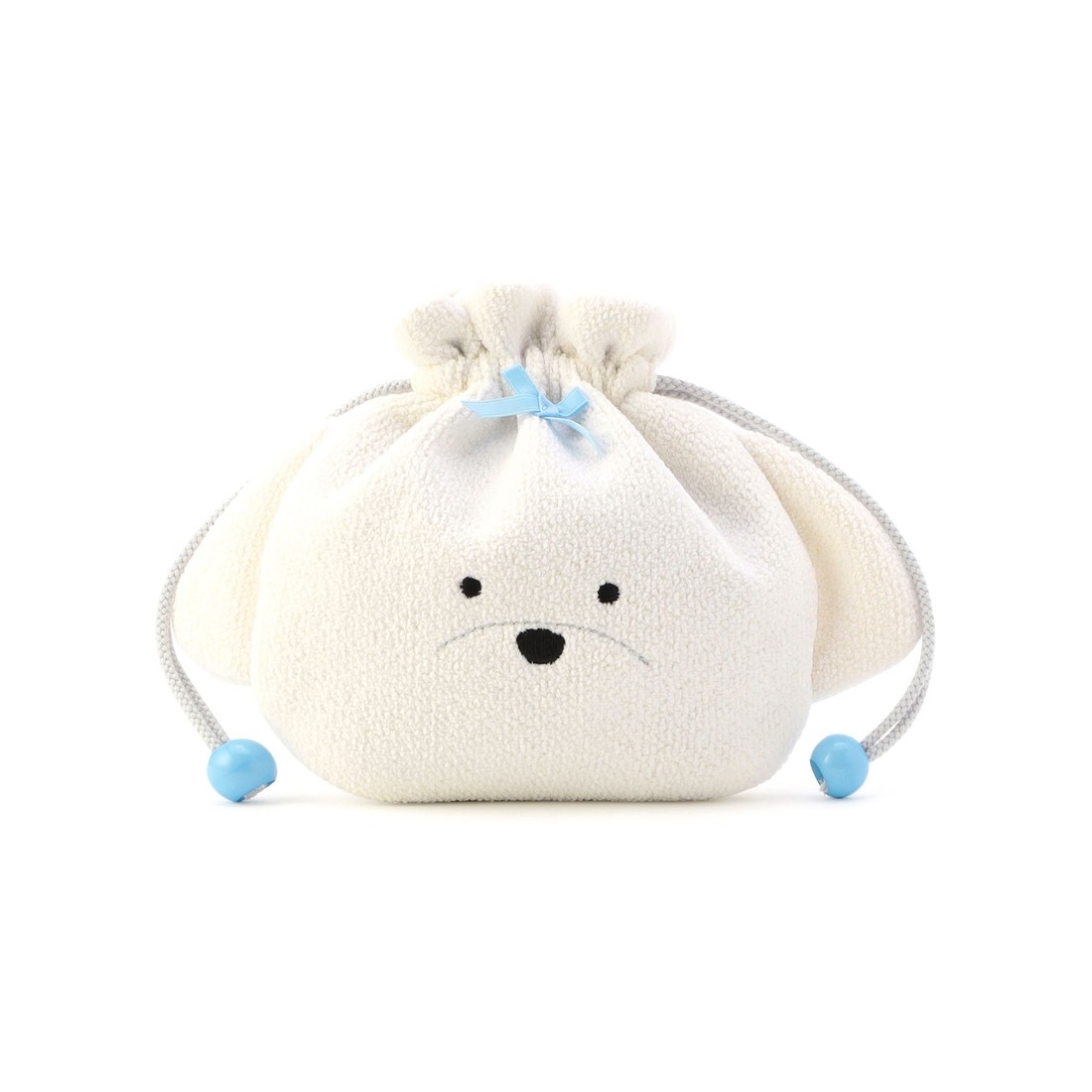 モフモフワンチャン マルチーズ巾着 L/MWC-257368(ホワイト): LOVERARY