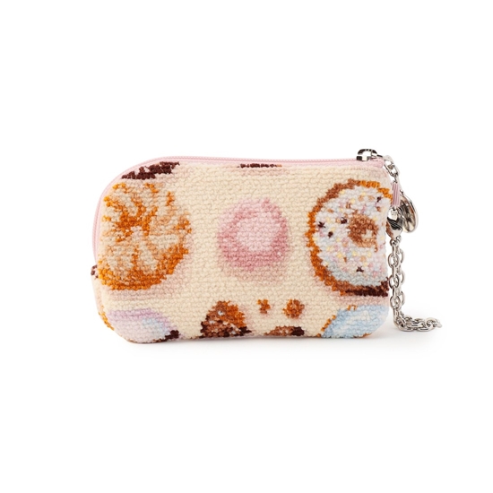 モグモグドーナツ キー&カードポーチ L/MOG-243167(ベージュ