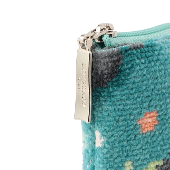 プカプカラッコ メガネポーチ L/PPR-253067(ターコイズブルー