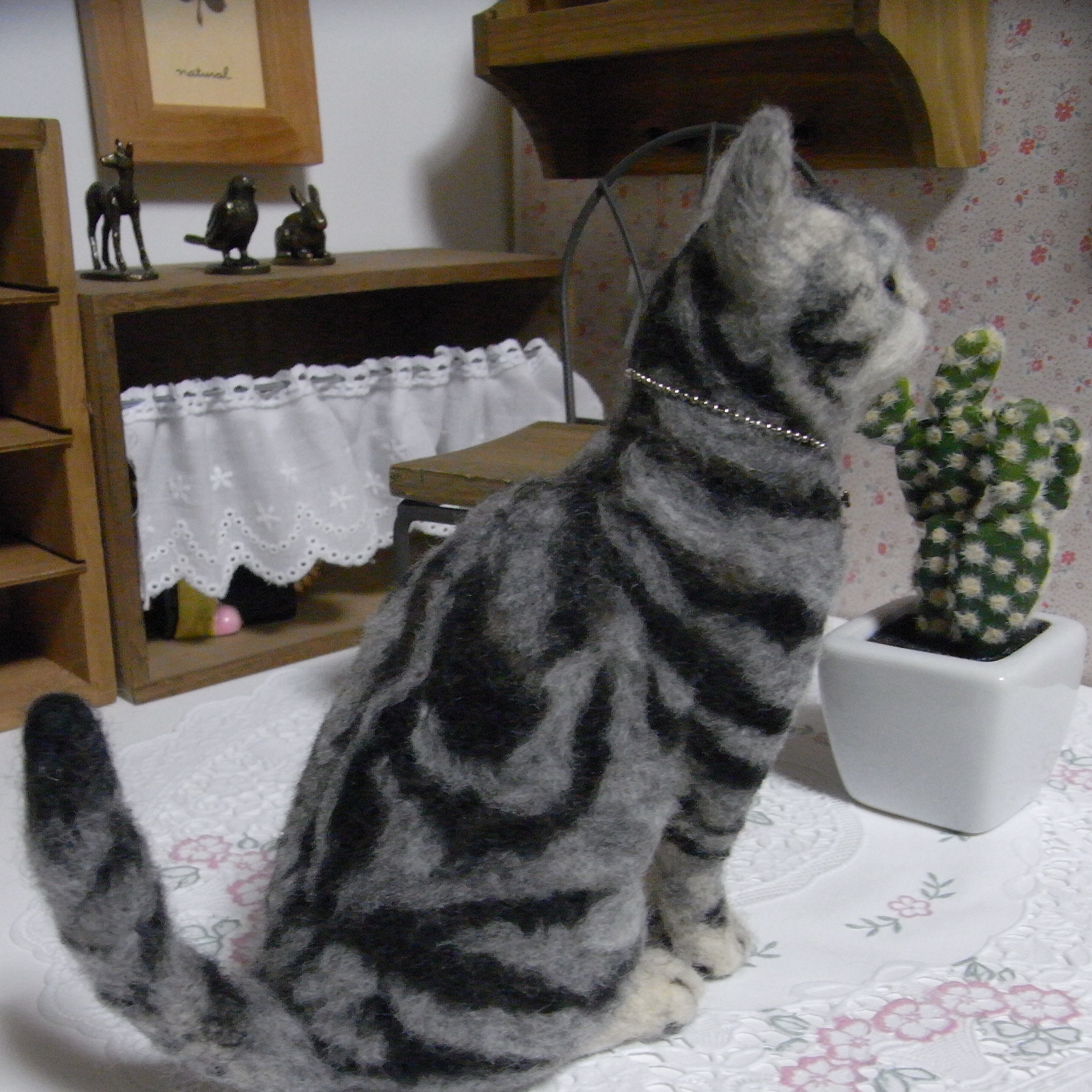 羊毛フェルト・猫アメリカンショートヘア - FELTPET ATELIER HIRO