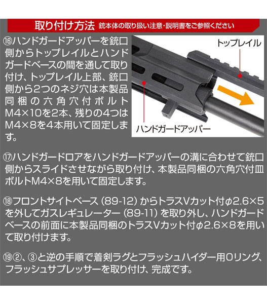 ミリタリーショップ Fellowes / LAYLAX NITRO.Vo マルイ 89式 M-LOK