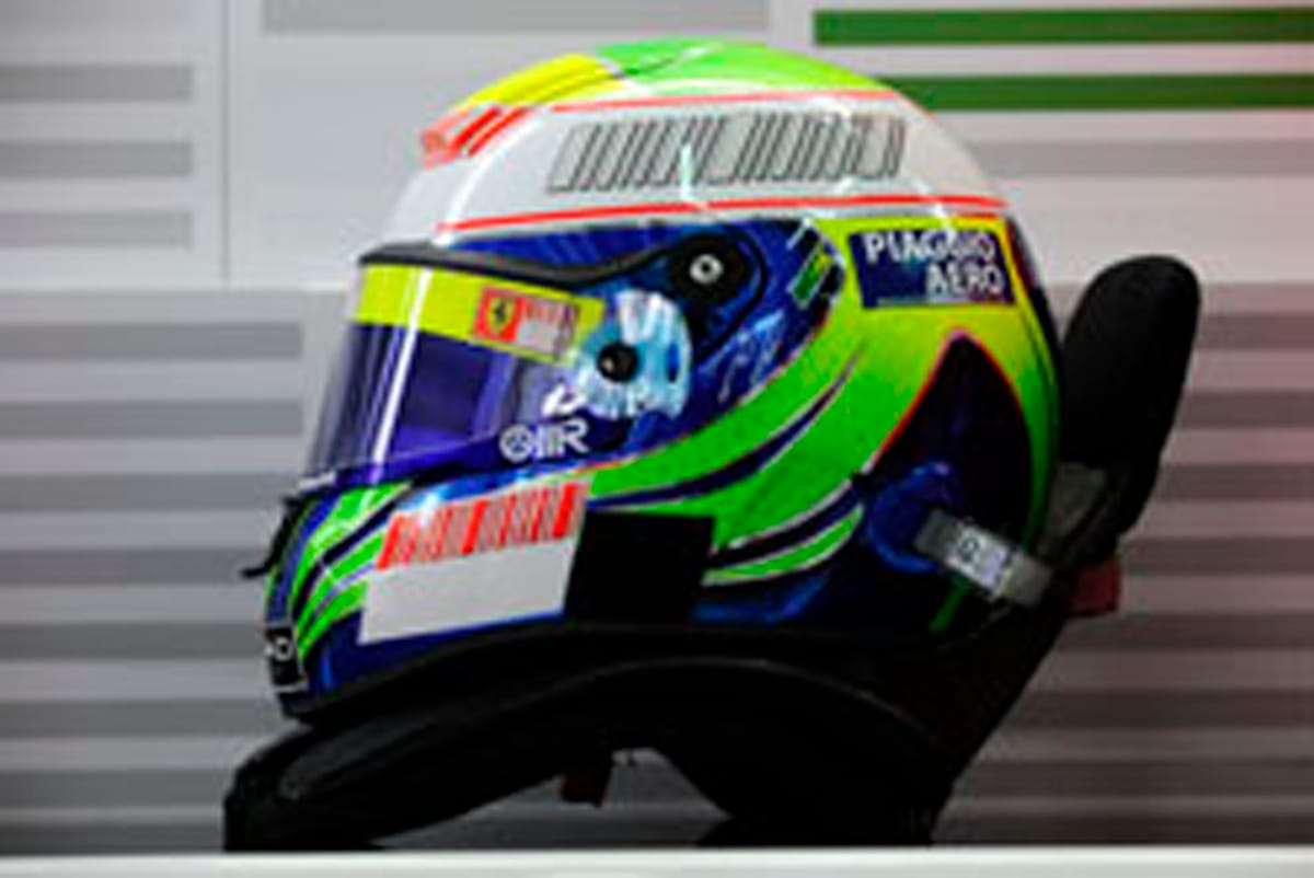 フェリペ・マッサ ヘルメット （2009年） 【 F1-Gate .com 】