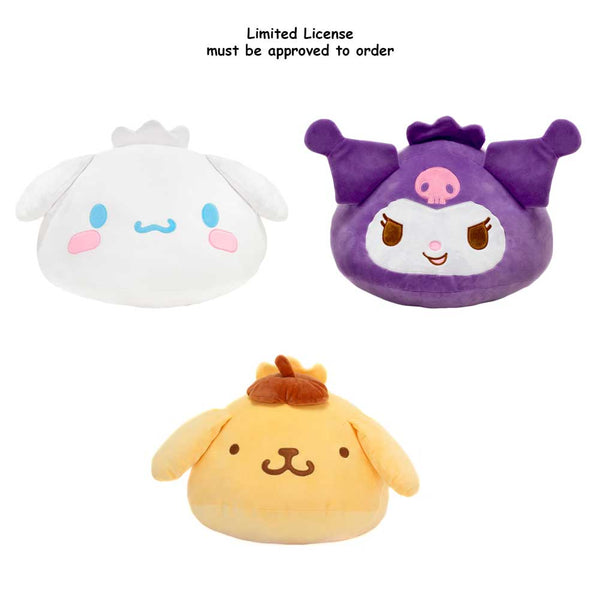 SANRIO DUMPLINGS 21 IN W KUROMI, POMPOMPURIN, CINNAMOROLL(sold