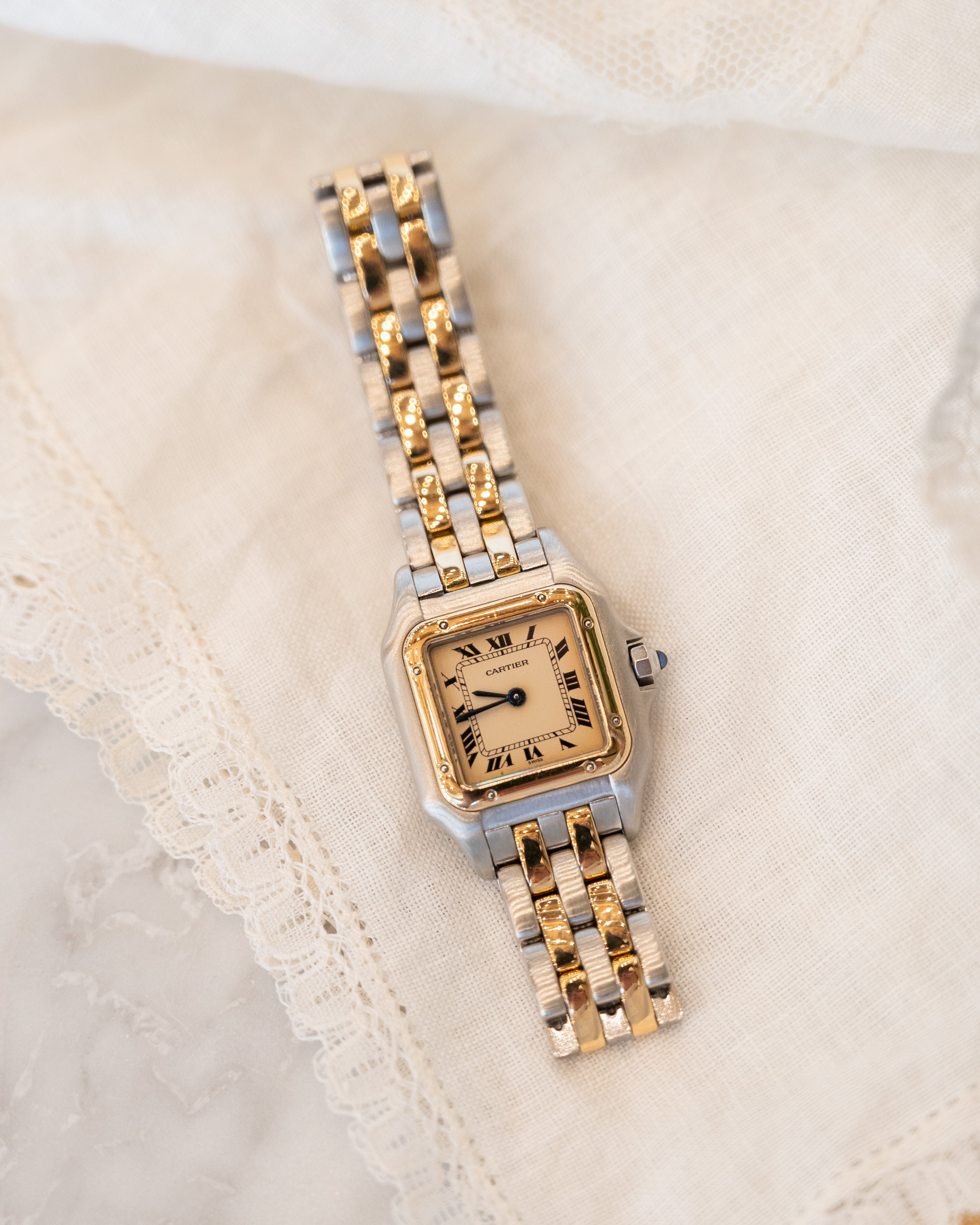 Women's Cartier Panthere 22mm Watch 18k Two-Tone 166921 – Filigree