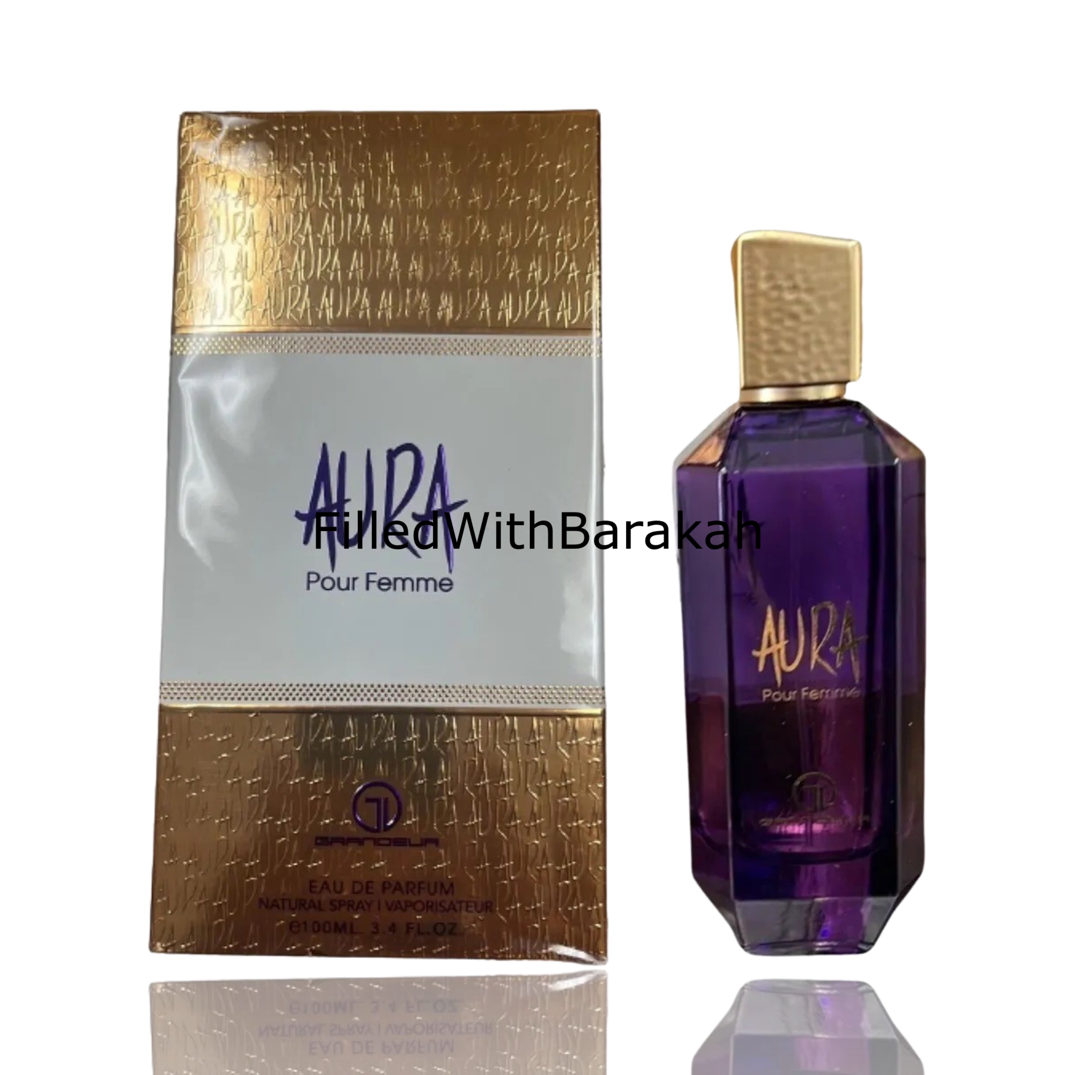 Aura Pour Femme | Eau De Parfum 100ml | by Grandeur (Al Wataniah