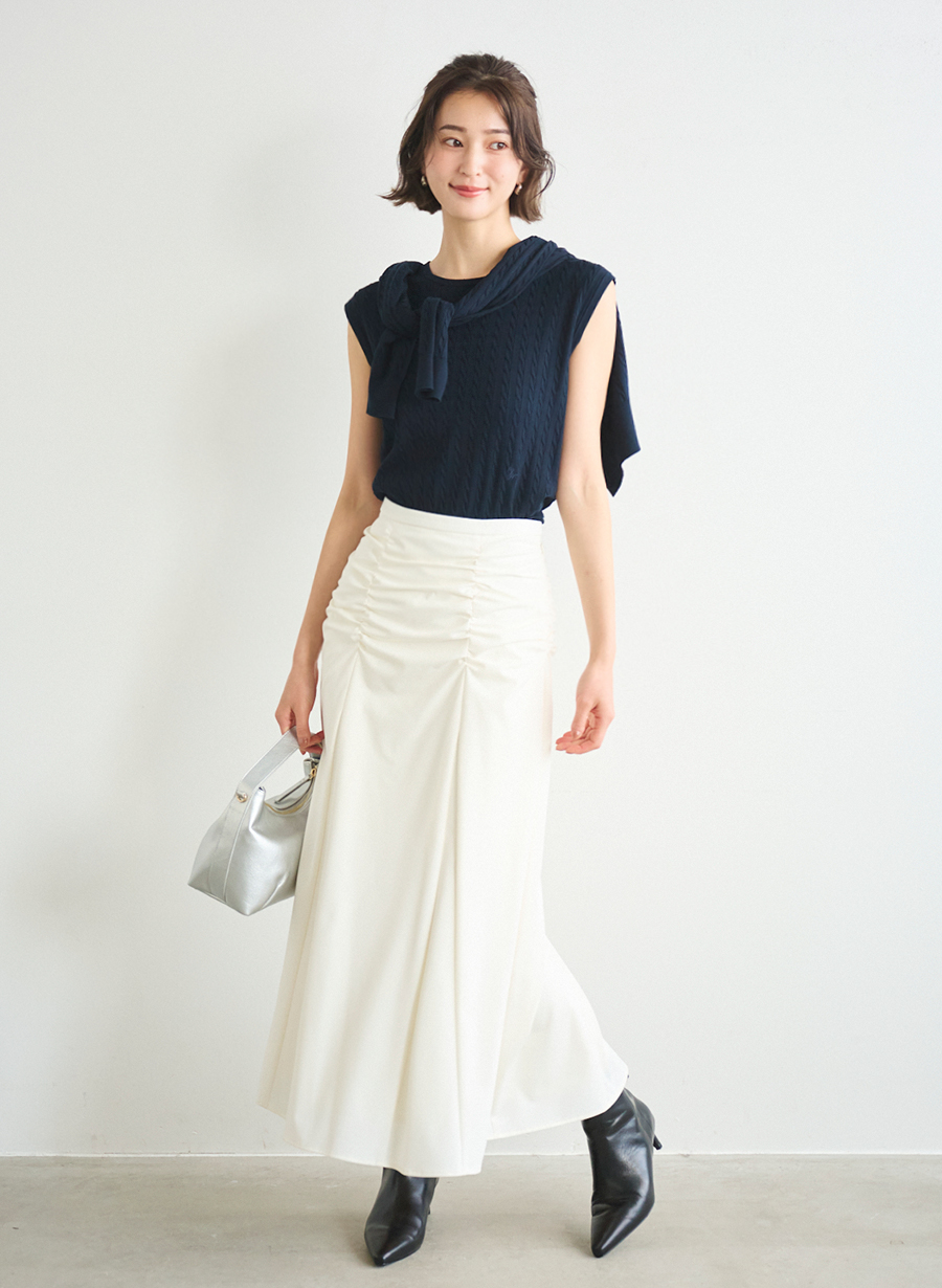 ギャザーディテールスカート｜LOUNIE（ルーニィ）公式サイト／公式