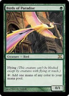 極楽鳥/Birds of Paradise》[10ED] 緑R | 日本最大級 MTG通販サイト