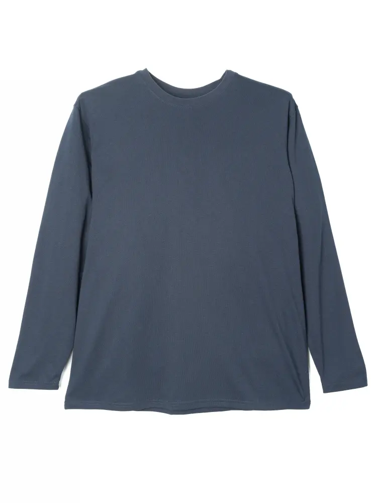 ネイビー バックプリントロングTシャツ（ロック） | フォーエル公式通販