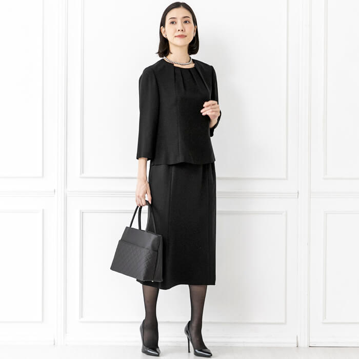 洗える｜前開きブラウス 13号・ブラック｜東京ソワールオンラインストア