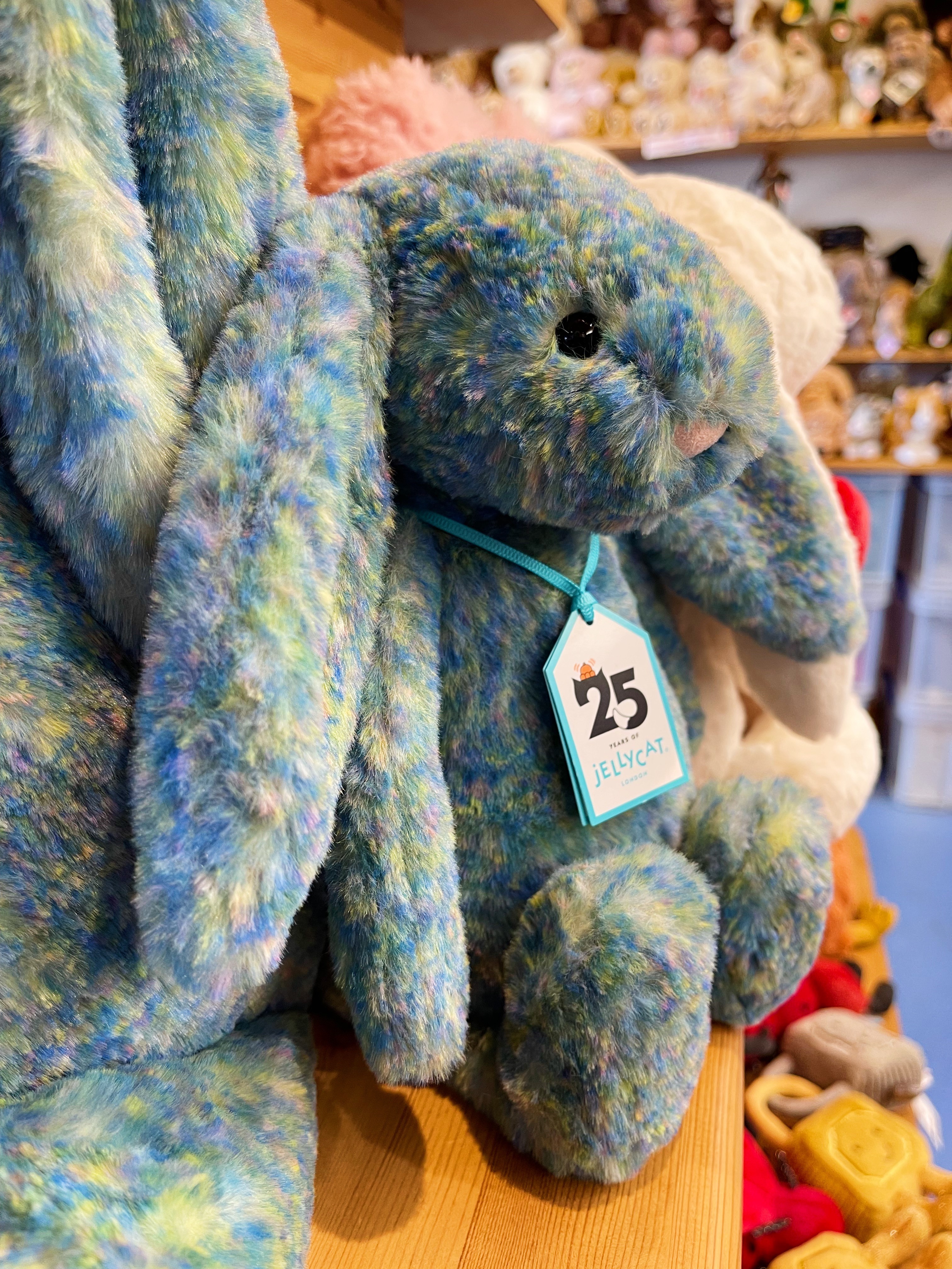 Jellycat Bashful Luxe Azure Bunny | Soft Toys + Gifts