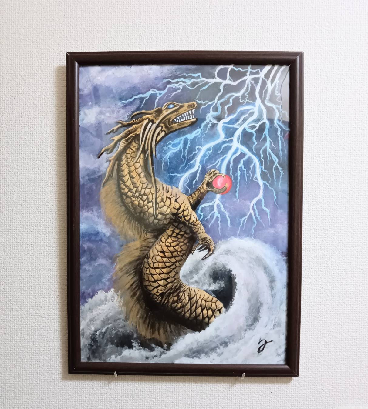 絵画の通販、購入ならFROM ARTIST/作品名：金龍の閃き/作家名：横山 浩二