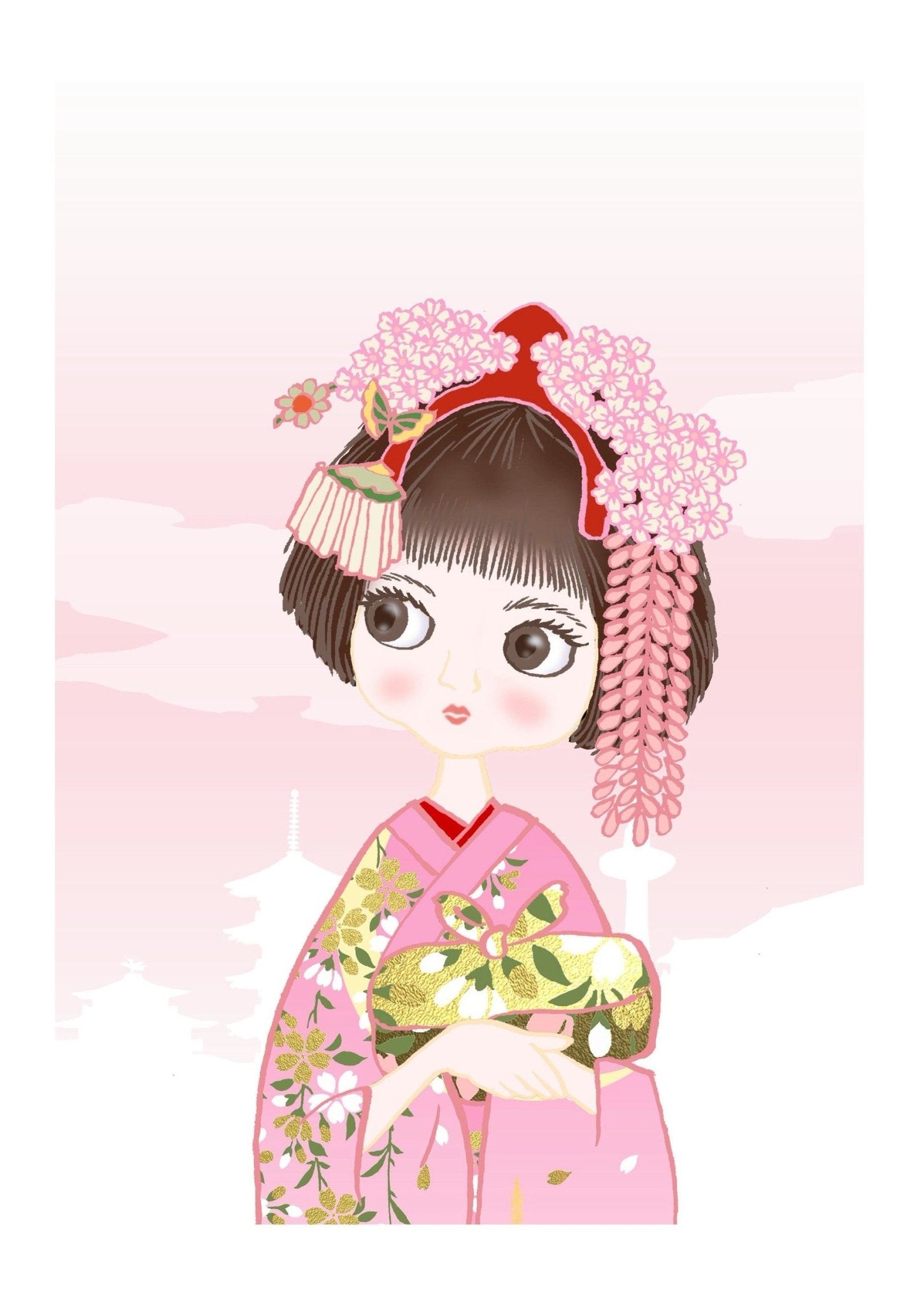 絵画の通販、購入ならFROM ARTIST/作品名：舞妓さん/作家名：石川 均