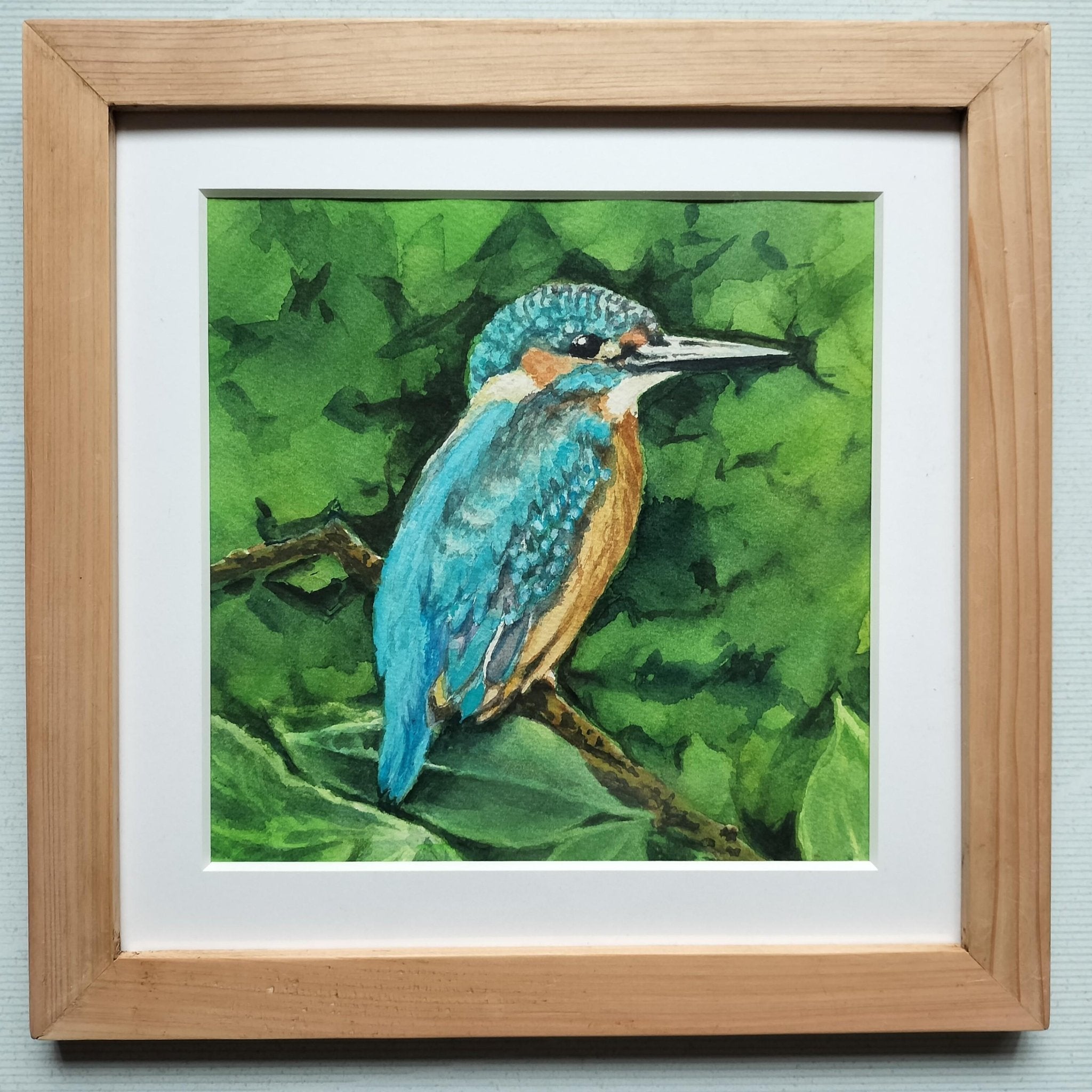 絵画の通販、購入ならFROM ARTIST/作品名：森のカワセミ/作家名：山崎 香住