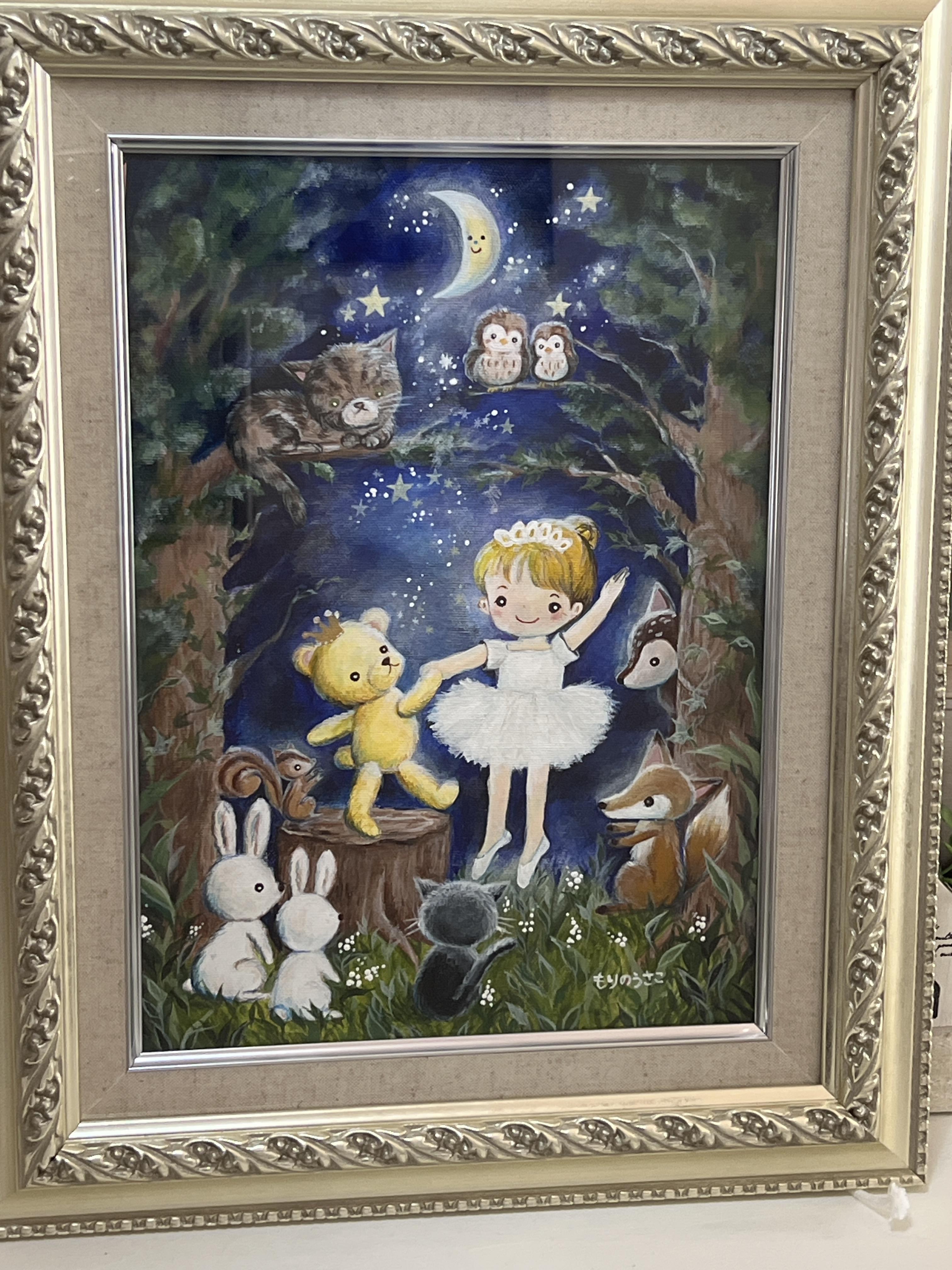 絵画の通販、購入ならFROM ARTIST/作品名：森の中でdance⭐︎dance