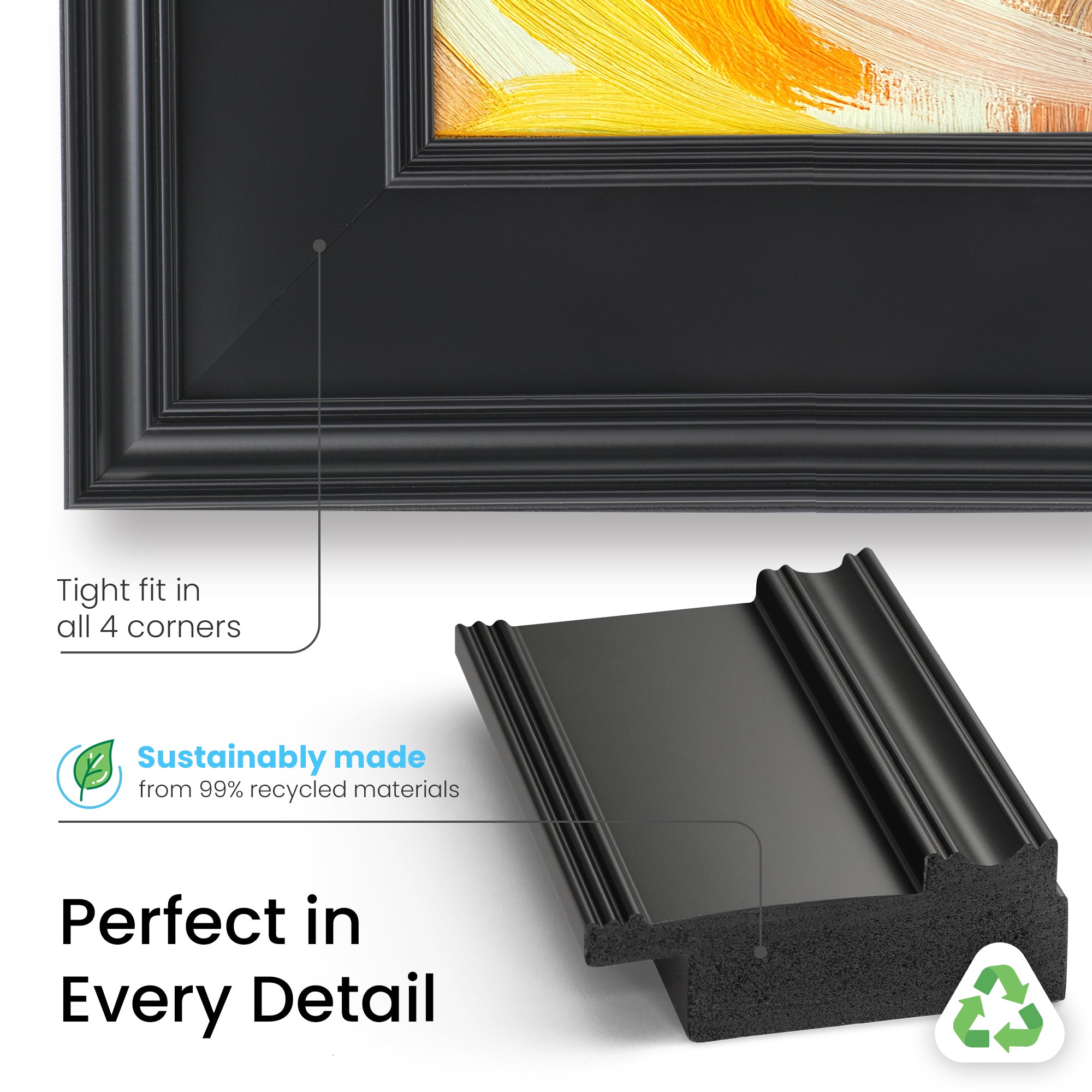 Black Deco Frame | Frame My TV