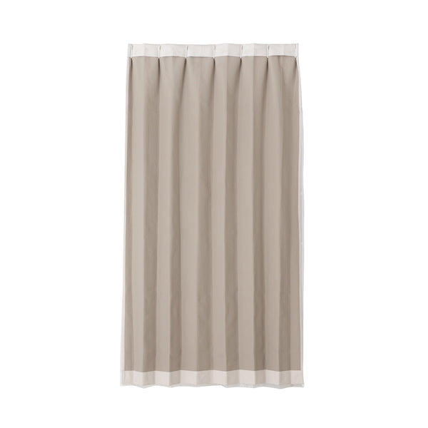 イリス×フローラ ダブルカーテン H2000×W1000 ライトベージュ