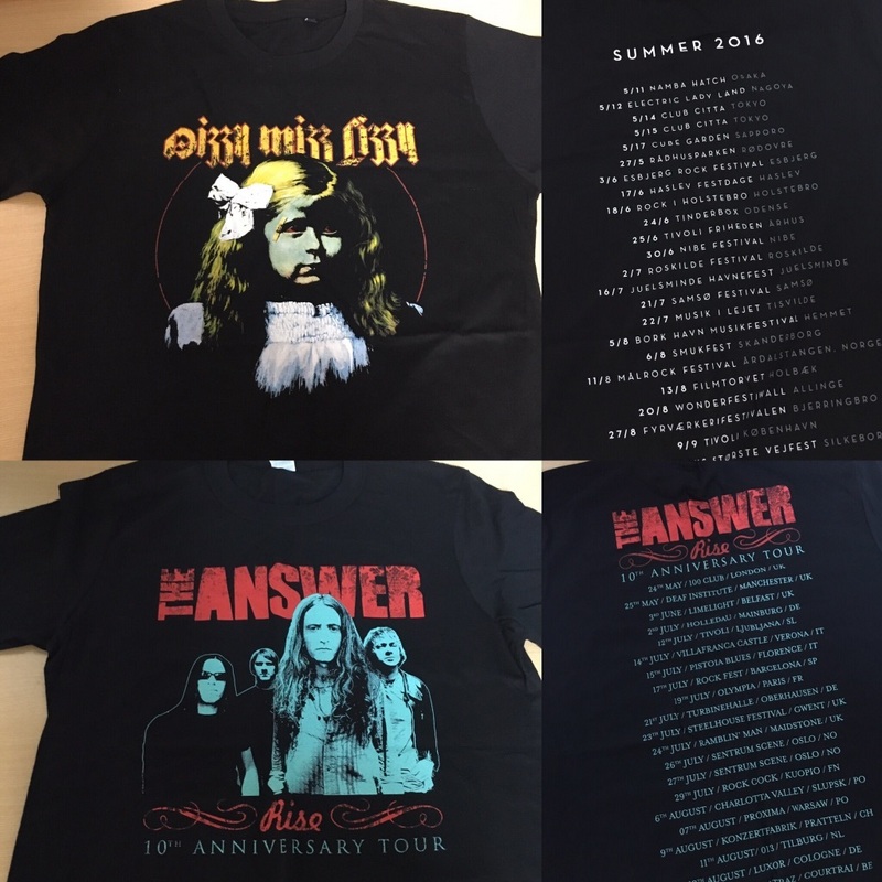 今夜のPRESENT☆Dizzy Mizz Lizzy、THE ANSWER Tシャツ｜ROCK ON｜番組