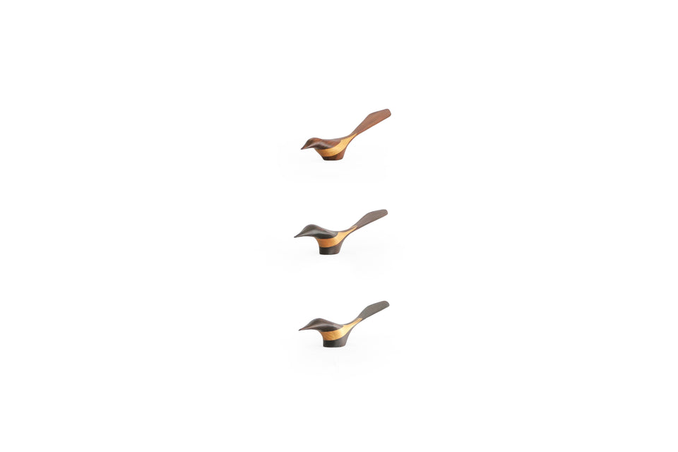 デンマークヴィンテージ 鳥の置物 木製オブジェ 北欧雑貨/Danish