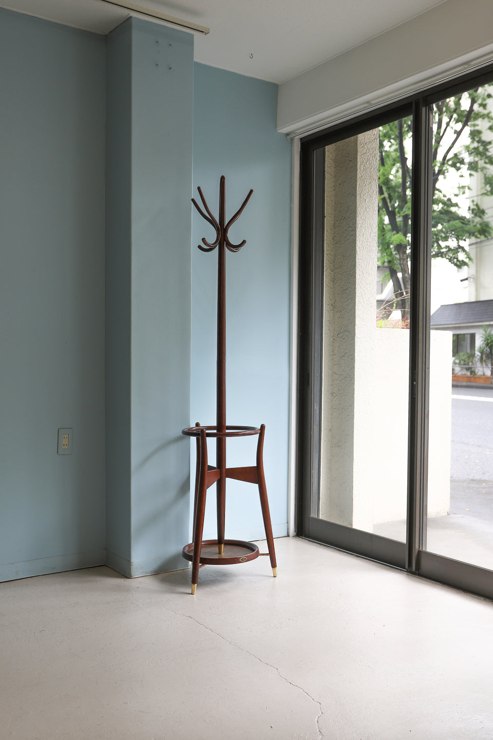 秋田木工 ハンガーラック 傘立て ジャパニーズモダン ヴィンテージ