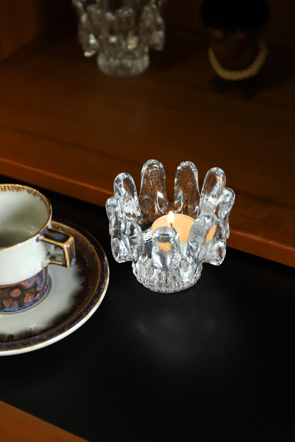 コスタボダ キャンドルホルダー サンフラワー ガラス 北欧インテリア