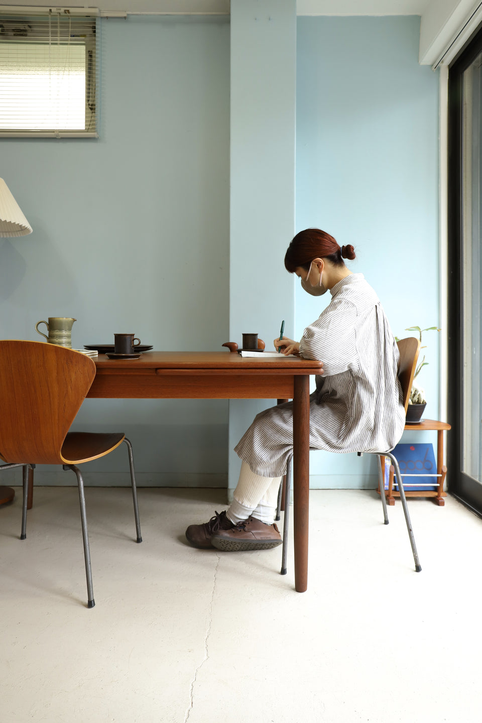 デンマークヴィンテージ ドローリーフ エクステンション ダイニング