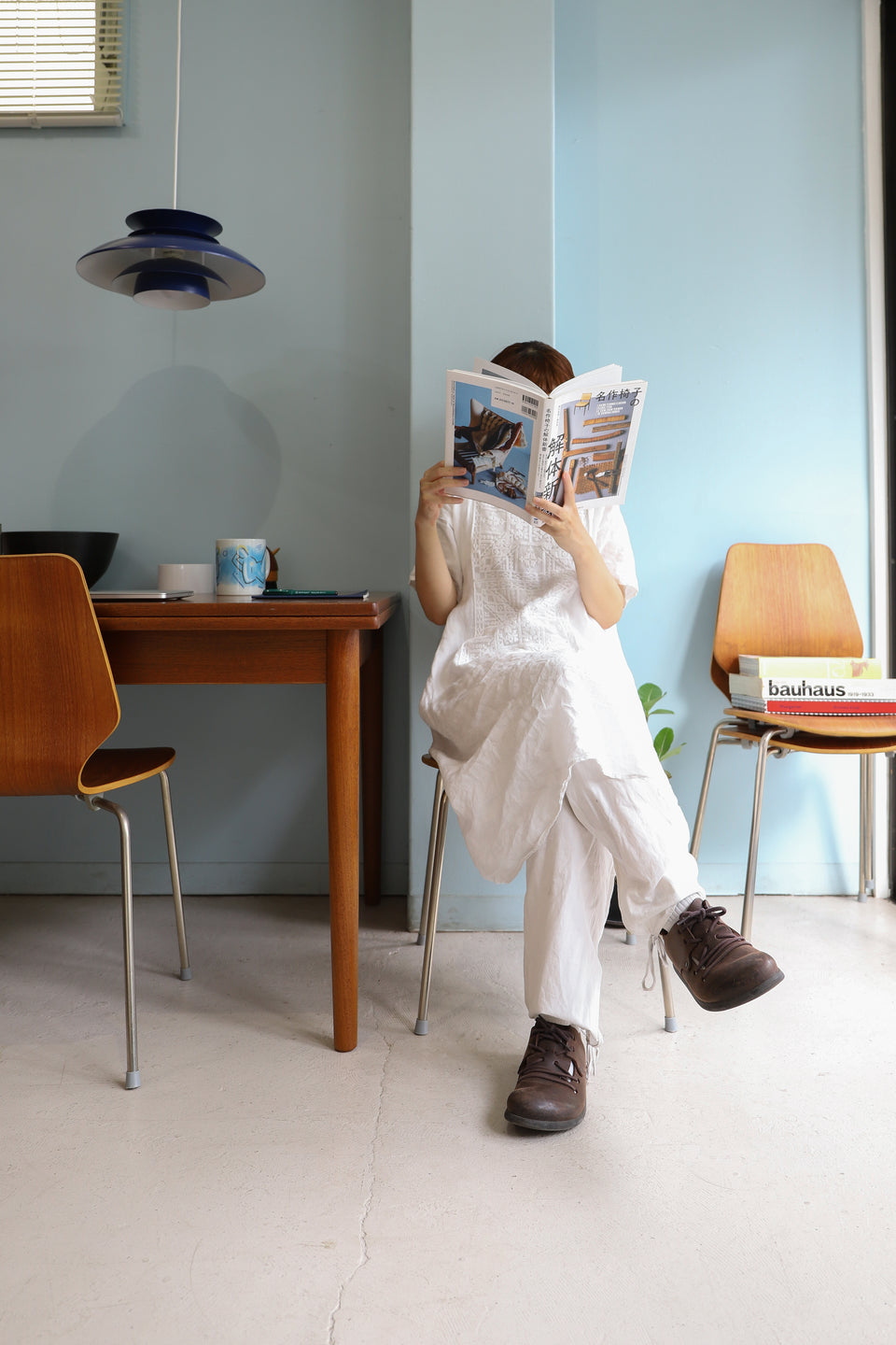 デンマークヴィンテージ スタッキングチェア チーク プライウッド 椅子