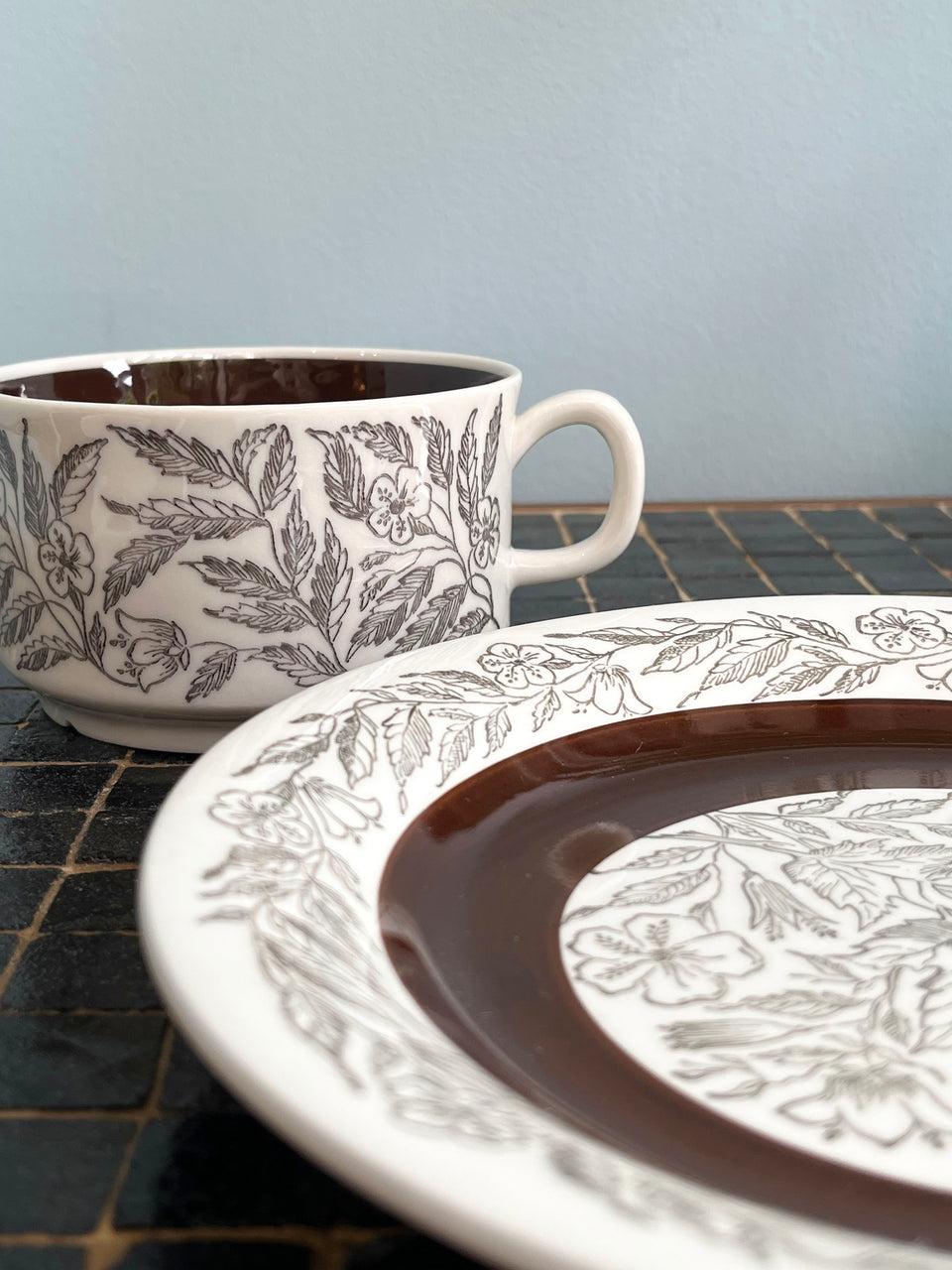 ゲフレ フォンタナ ティーカップ&ソーサー プレート トリオ 北欧食器