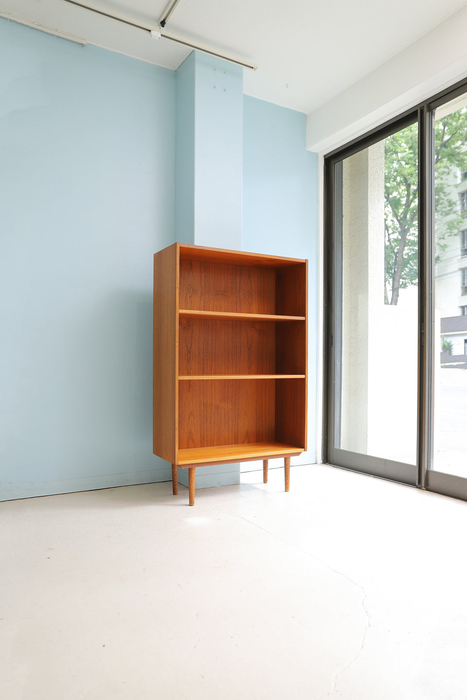 デンマークヴィンテージ ブックケース シェルフ 本棚 チーク材 収納