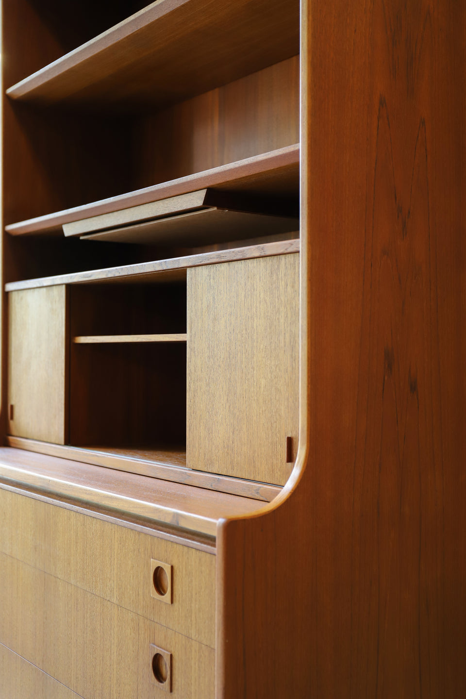 デンマークヴィンテージ ブックケース ビューロー/Danish Vintage