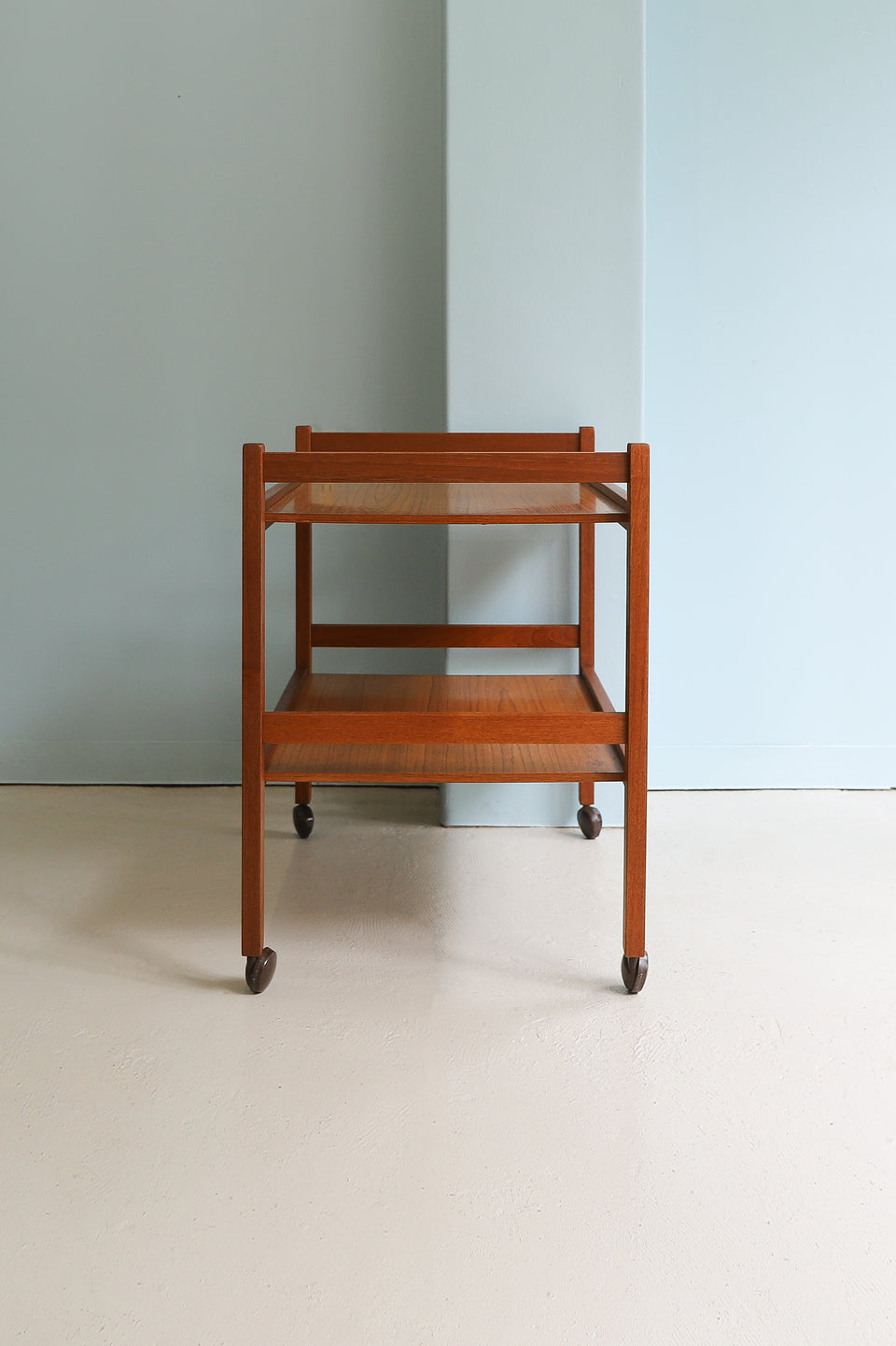 デンマークヴィンテージ ワゴン バーカート チーク材 北欧家具/Danish