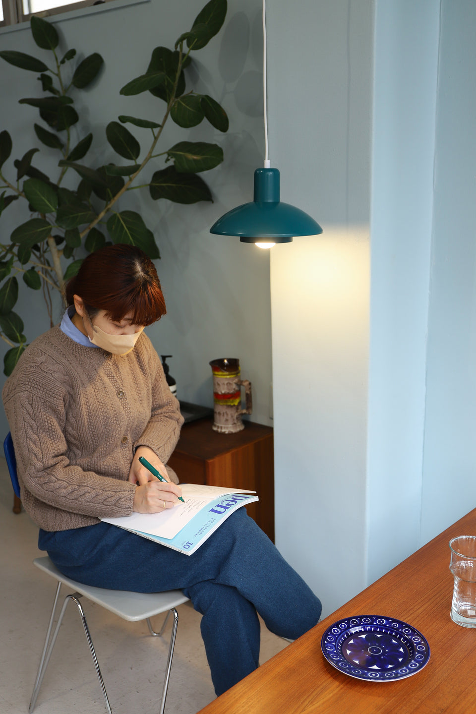 デンマークヴィンテージ ホーン ペンダントライト 照明 北欧インテリア